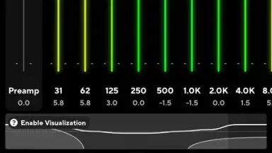 Capture d'écran de Poweramp Equalizer 3