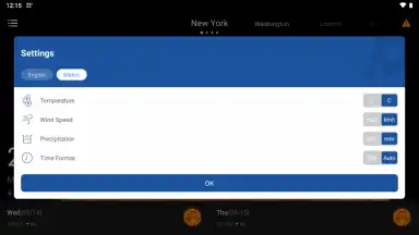 Capture d'écran de WeaSce Weather 12