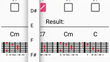 Capture d'écran de Chords Transposer Free 3