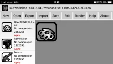Capture d'écran de TXD EDITOR By K K UPGRADER 3