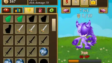 Capture d'écran de Fantasy Clicker 1