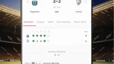 Capture d'écran de Xscores: Real-time Live Scores 5