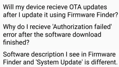 Capture d'écran de Firmware Finder 6