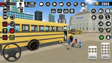 Capture d'écran de Offroad School Bus Driver Game 4