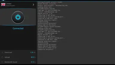 Capture d'écran de DroidVPN - Android VPN 1
