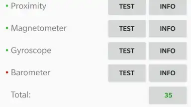 Capture d'écran de Device Info HW 9