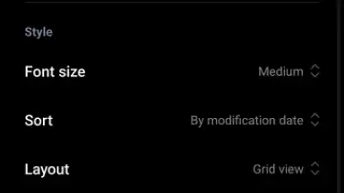 Capture d'écran de Xiaomi Notes 15