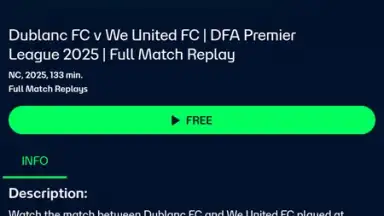 Capture d'écran de FIFA+ | Football entertainment 4