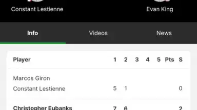 Capture d'écran de Betway Scores 5