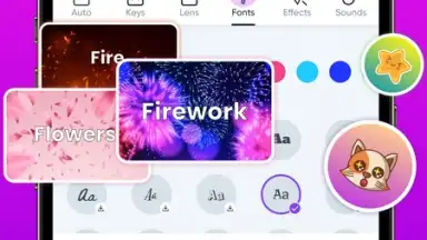 Capture d'écran de Keyboard for WhatsApp : Stylish Fonts Keyboard 4