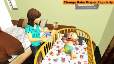 Capture d'écran de Virtual Mom Baby Care 1