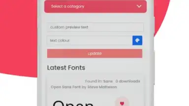 Capture d'écran de Gooova Fonts 3