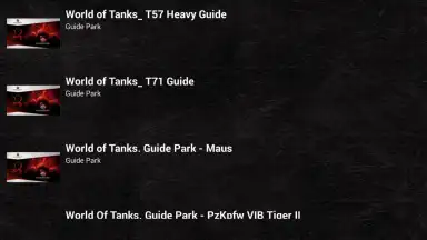 Capture d'écran de World Of Tanks TV 4
