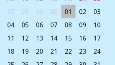 Capture d'écran de Simple Calendar 4