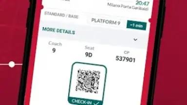 Capture d'écran de Trenitalia 5