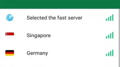 Capture d'écran de VPN Shuttle 1