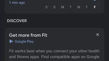Capture d'écran de Google Fit 10