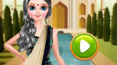 Capture d'écran de Indian Gopi Doll Makeover- Indian Bridal Fashion 2