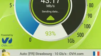 Capture d'écran de nPerf Speed Test 7