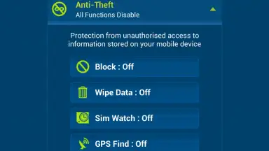 Capture d'écran de eScan Mobile Security 3