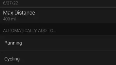 Capture d'écran de Garmin Connect 11