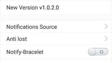 Capture d'écran de SmartBand 2.0 1