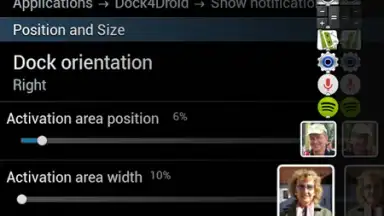 Capture d'écran de Dock4Droid 10