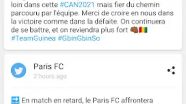 Capture d'écran de Paris FC 5