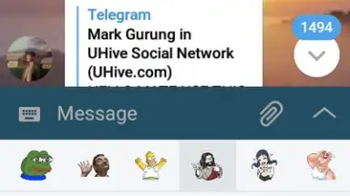 Capture d'écran de Via Messenger - Unofficial Telegram App 6