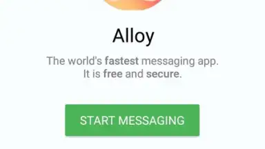 Capture d'écran de Alloy -free messaging app 8