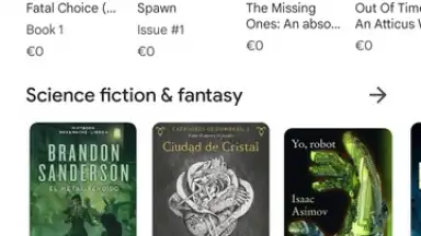 Capture d'écran de Google Play Books 4