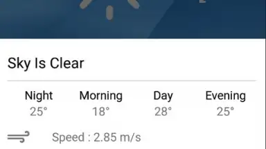 Capture d'écran de Free Weather Forecast 4