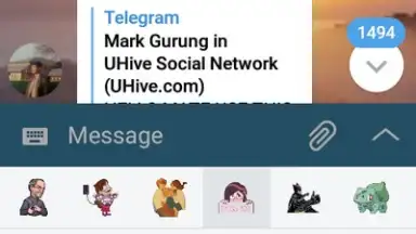 Capture d'écran de Via Messenger - Unofficial Telegram App 2