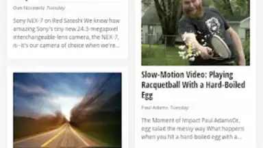 Capture d'écran de Google Currents 2