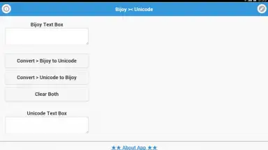 Capture d'écran de Unicode - Bijoy Converter 2