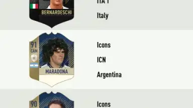 Capture d'écran de FUT 18 DRAFT 10