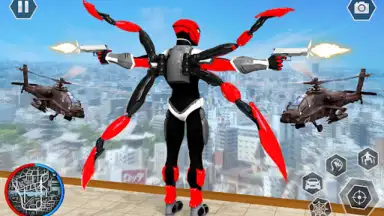 Capture d'écran de Black Spider Rope Superhero 11