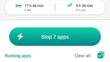 Capture d'écran de Kaspersky Battery Life 1