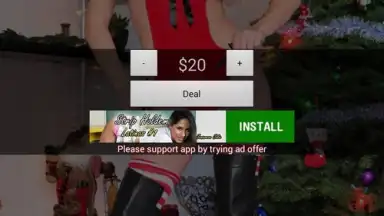Capture d'écran de Sexy Strip Blackjack Christmas 2