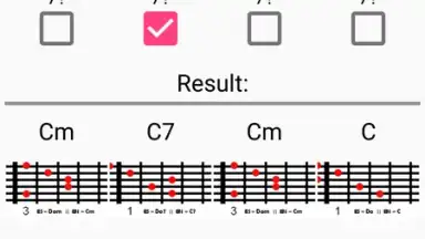 Capture d'écran de Chords Transposer Free 2