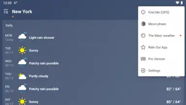 Capture d'écran de Weather - Accurate Weather App 7
