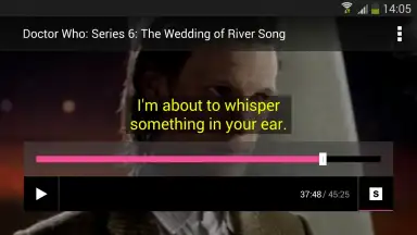 Capture d'écran de BBC Media Player 4
