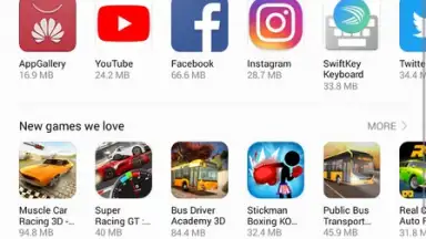 Capture d'écran de Huawei AppGallery 4