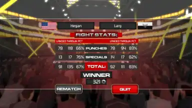 Capture d'écran de MMA Fighting Clash 3