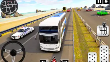 Capture d'écran de Coach Bus Driving - Bus Games 2