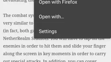 Capture d'écran de Firefox Focus 5