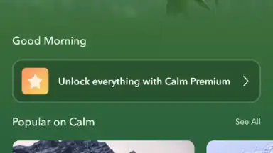 Capture d'écran de Calm - Sleep, Meditate, Relax 1