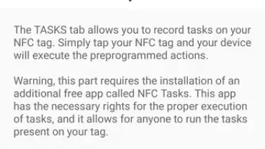 Capture d'écran de NFC Tools 9