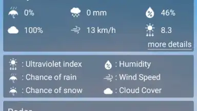 Capture d'écran de Weather Forecast 13