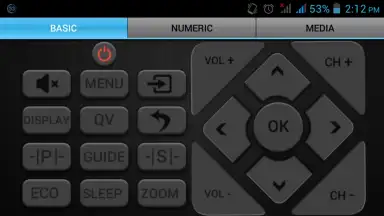 Capture d'écran de Videocon IR Remote 1
